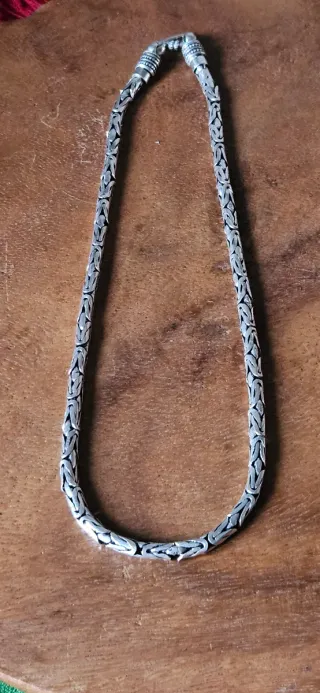 Collana snake argento 925 punzonata