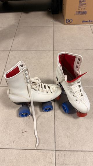 Patines blancos para mujer