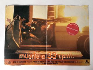 3 Carteles Videoclub Muerte a 33 r.p.m.