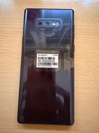 Samsung Galaxy Note 9 512GB Azul cargador y fundas