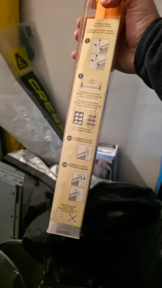 Tenda a rullo arancione 75x190