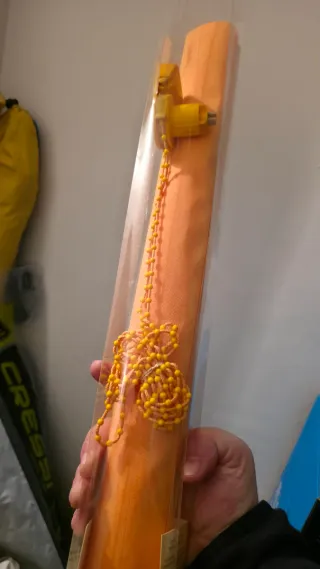 Tenda a rullo arancione 75x190