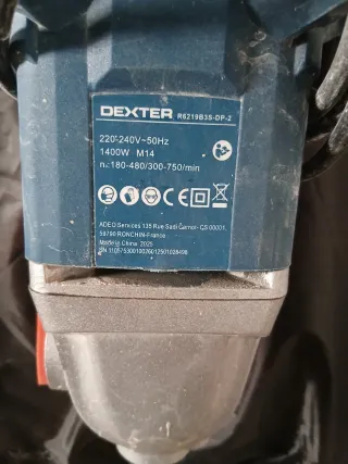 Batidora obra Dexter pintura mortero