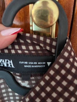 Vestido Zara estampado