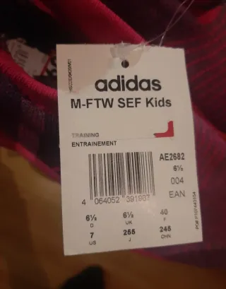 Zapatillas Adidas M-FTW SEF Kids Talla 40