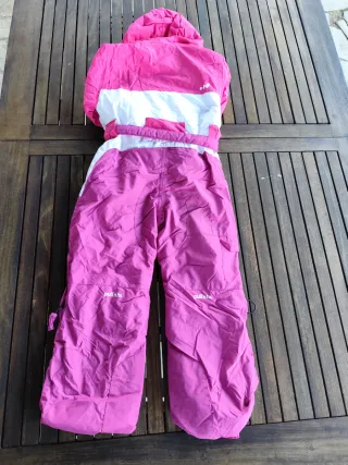 Mono de esquí rosa 4 años