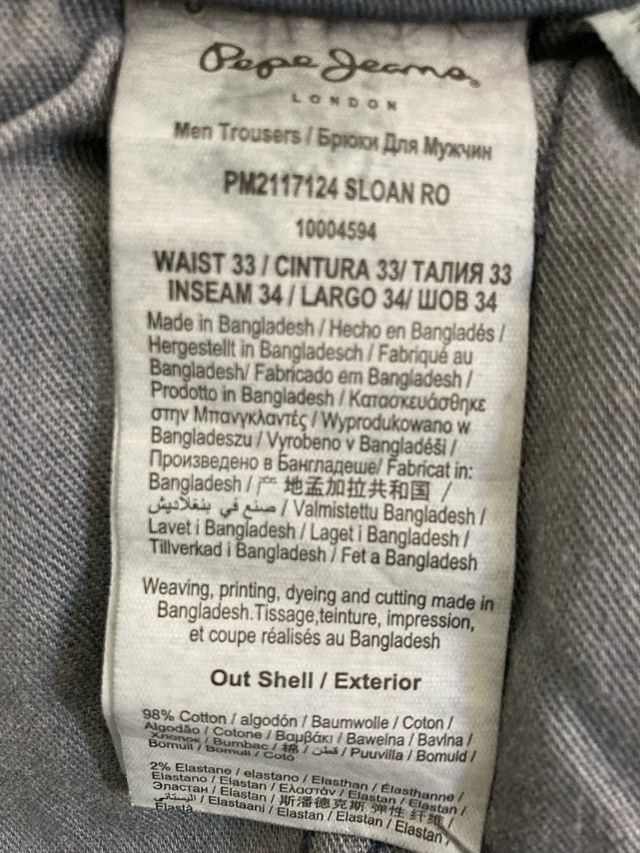 Pantalón Pepe Jeans Gris