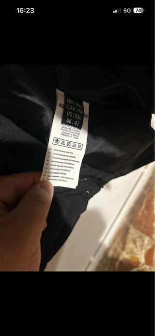 Parka Geographical Norway Negra Talla XXL