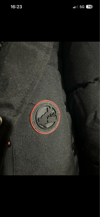 Parka Geographical Norway Negra Talla XXL