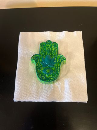 Mano de Fátima Escayola Pintada a Mano