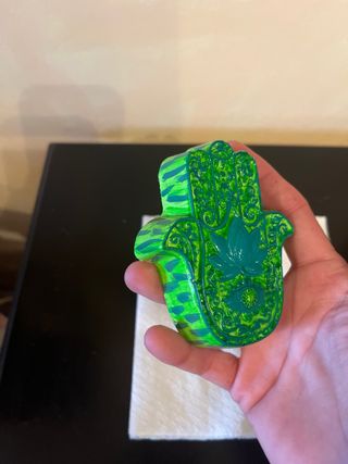 Mano de Fátima Escayola Pintada a Mano