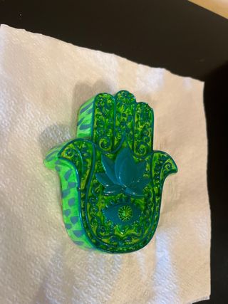 Mano de Fátima Escayola Pintada a Mano