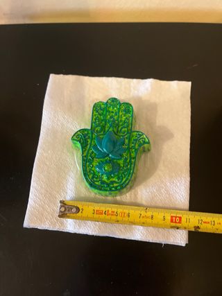 Mano de Fátima Escayola Pintada a Mano