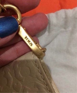 Bolso Tous Piel Crema