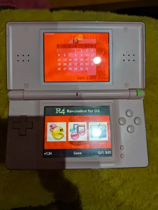 Nintendo DS Lite Rosa con giochi e caricatore