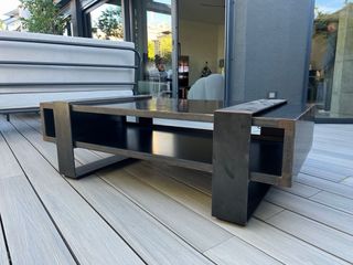 Mesa de centro diseño industrial metal