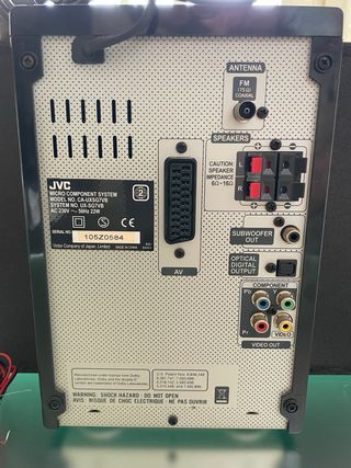 Microcadena JVC UX-SG7VB USB DVD Altavoces