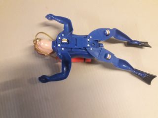 Muñeco buzo articulado Frog Man años 90