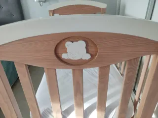 Cuna madera TRAMA con colchón