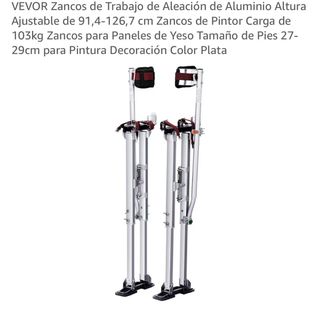 Zancos de Aluminio VEVOR Ajustables