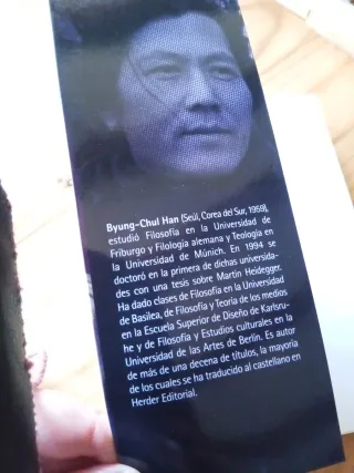 "La desaparición de los rituales", Byung-Chul Han