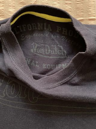 Camiseta Von Dutch Manga Larga Hombre Talla M