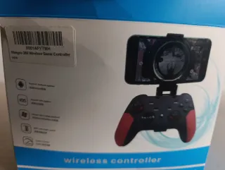 Mando Inalámbrico Gaming Negro/Rojo