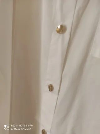 Camisa oversize blanca Zara