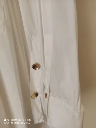 Camisa oversize blanca Zara