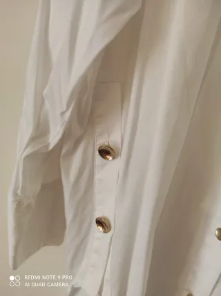 Camisa oversize blanca Zara