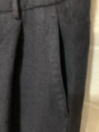 Patanloni blu notte in pura lana vergine da uomo