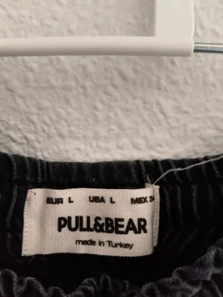 Pantalón vaquero Pull&Bear negro hombre