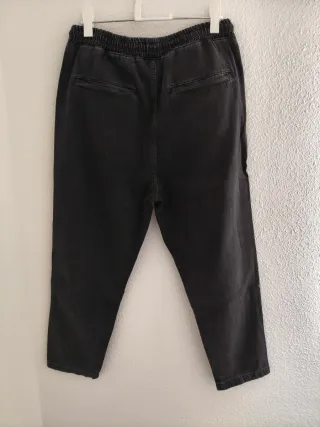 Pantalón vaquero Pull&Bear negro hombre