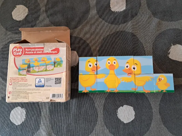 Rompecabezas. Puzzle Cubos Animales Play Tive