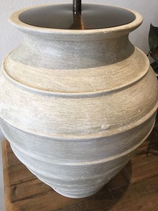 Lámpara de cerámica terracota