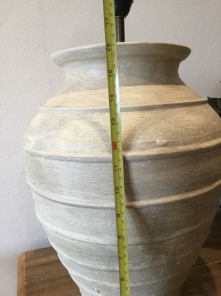 Lámpara de cerámica terracota