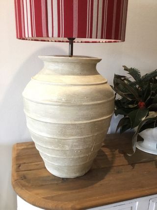 Lámpara de cerámica terracota