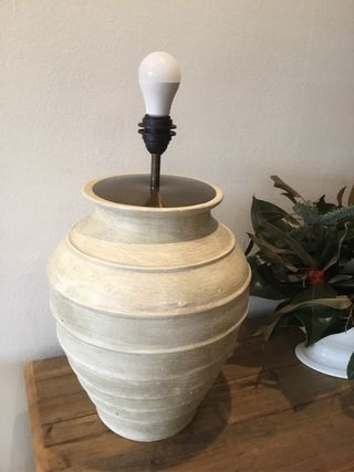 Lámpara de cerámica terracota