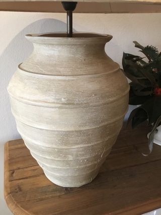 Lámpara de cerámica terracota