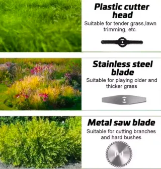 Decespugliatore Tagliaerba 2 Batterie + Accessori