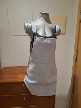 Peto minifalda pana fina azul cielo T.XS