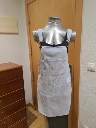 Peto minifalda pana fina azul cielo T.XS