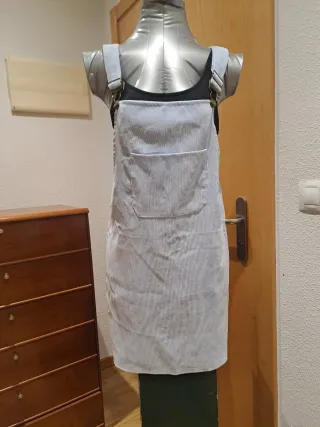 Peto minifalda pana fina azul cielo T.XS