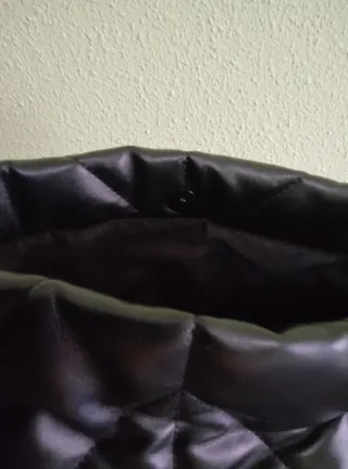 Bolso Parfois negro y verde con doble correa