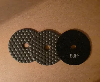 Pack 3 Lijas Pulido Diamante Buff. Brillo negros