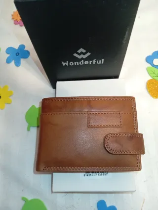 Cartera de piel Genuine leather 289