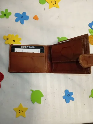 Cartera de piel Genuine leather 289