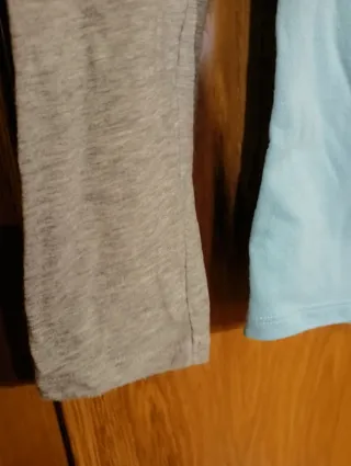 Camiseta Nike manga larga azul y gris