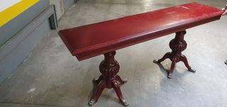 Mesa nogal extensible