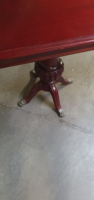 Mesa nogal extensible